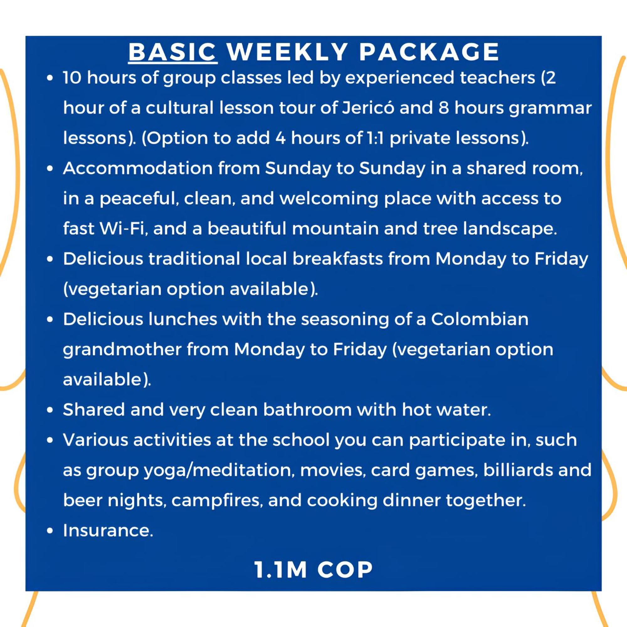 Spanglish Colombia Hotel Jericoc  Exterior foto